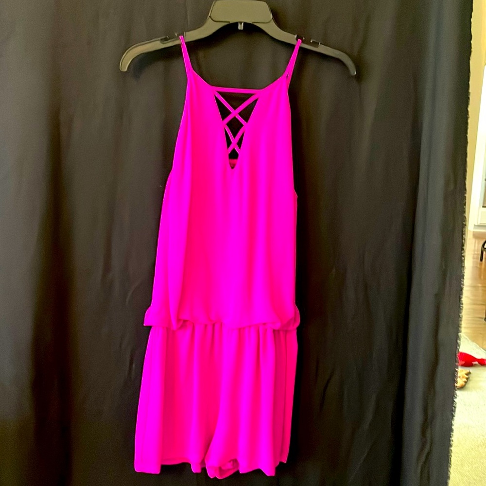 SINGLE fuchsia purple.